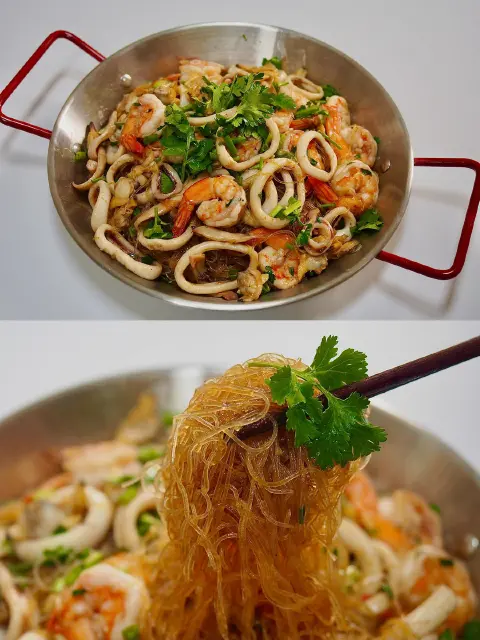 蒜蓉海鲜粉丝煲