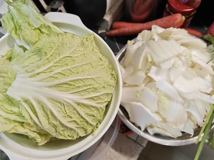 虾烧白菜 第 2 步