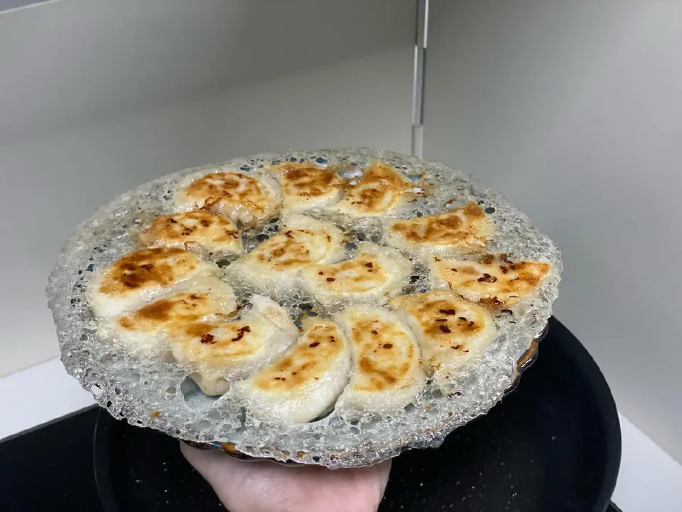 冰花煎饺成品图