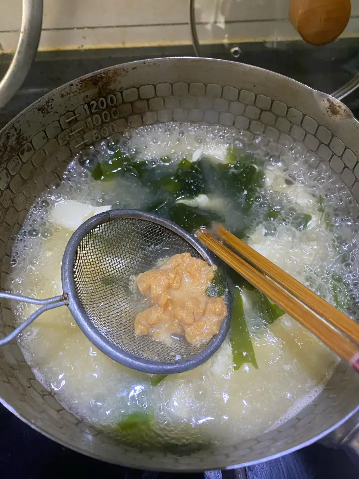 日式味噌汤 第 4 步