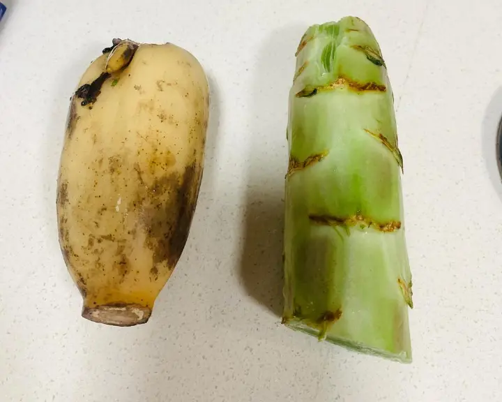 虾仁炒莴笋藕片 第 1 步