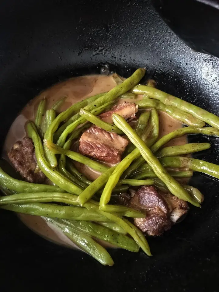 豆角炖排骨 第 6 步