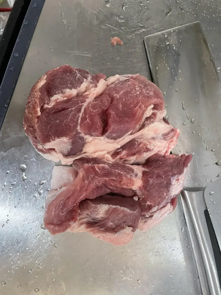 虾酱蒸猪肉 第 2 步