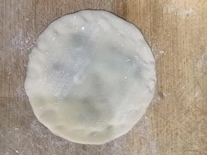 饺子皮葱油饼 第 3 步