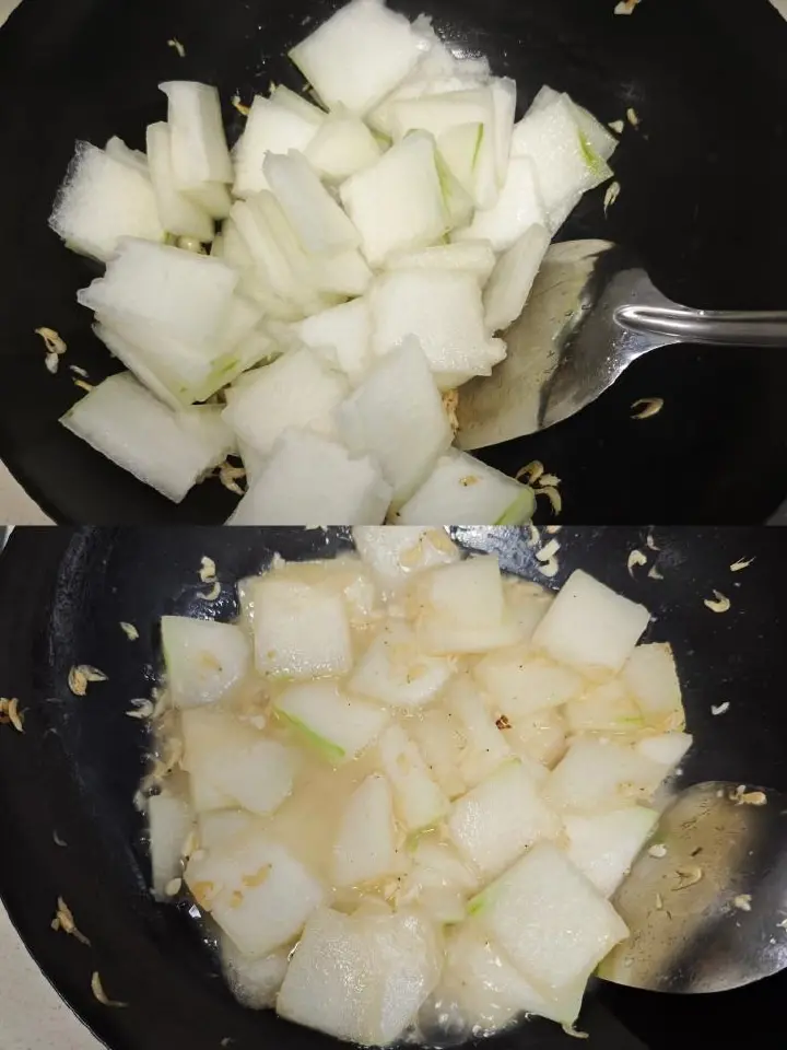 虾皮炒冬瓜 第 3 步