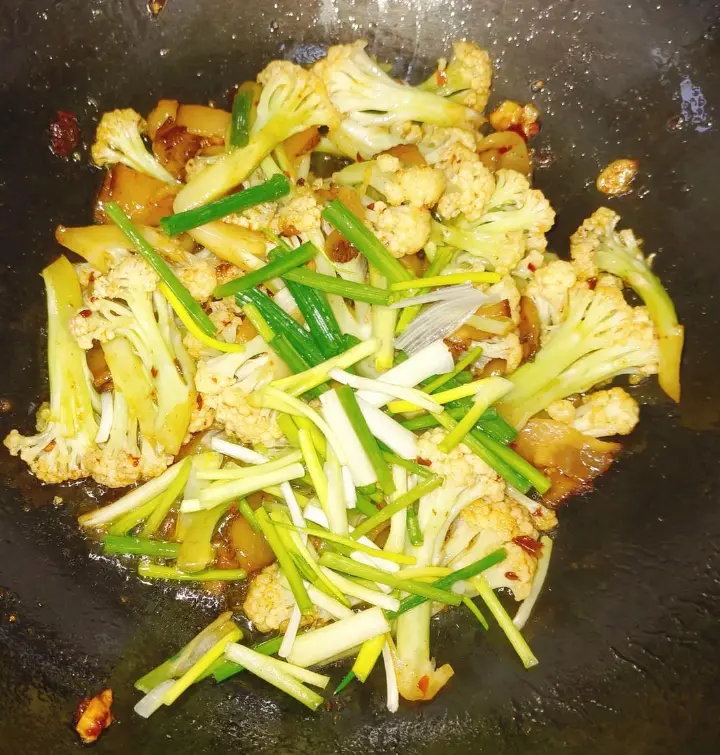 菜花炒腊肉 第 10 步