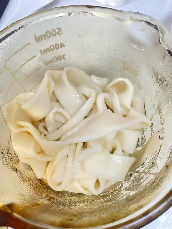西红柿鸡蛋宽面 第 7 步