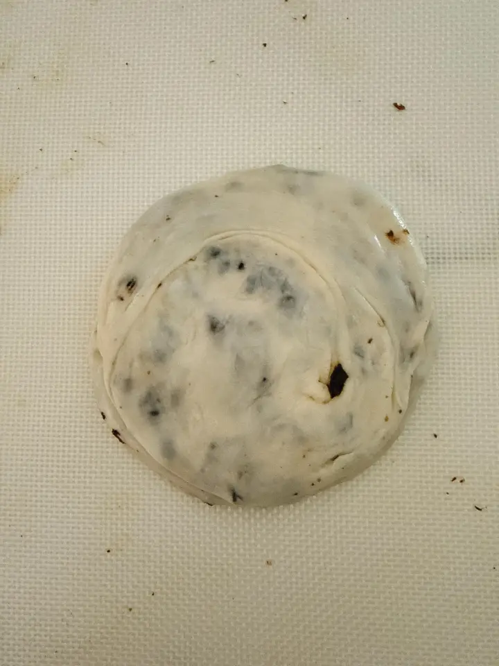 手抓饼版梅干菜饼 第 7 步