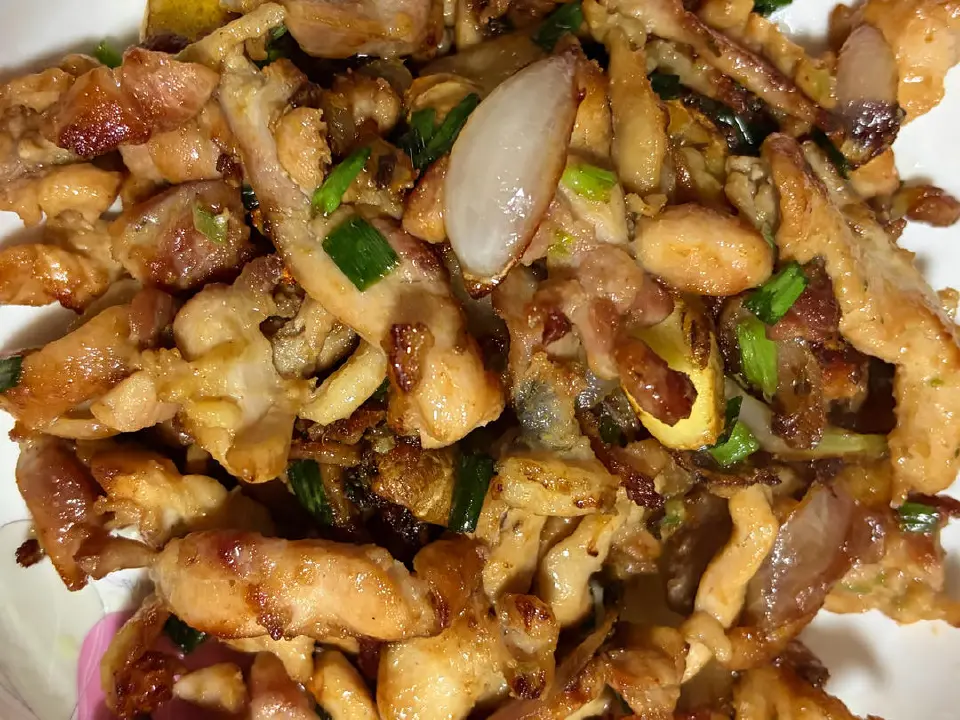 香煎无骨鸡肉成品图