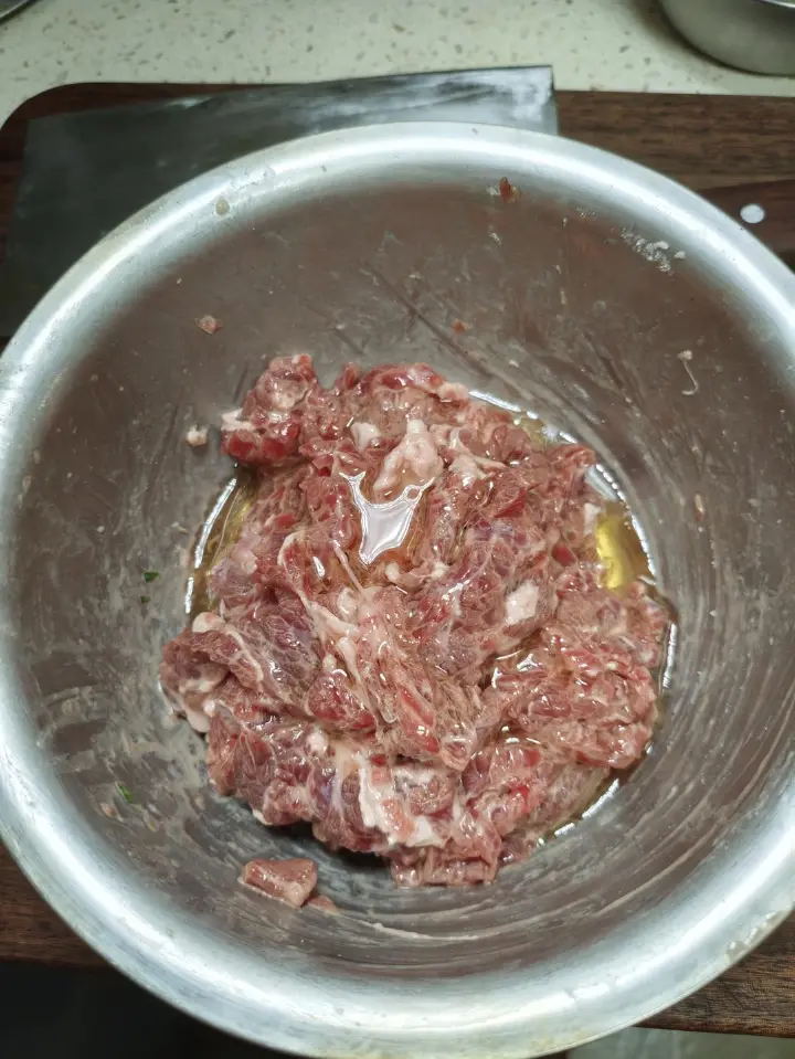 韭菜牛肉 第 9 步