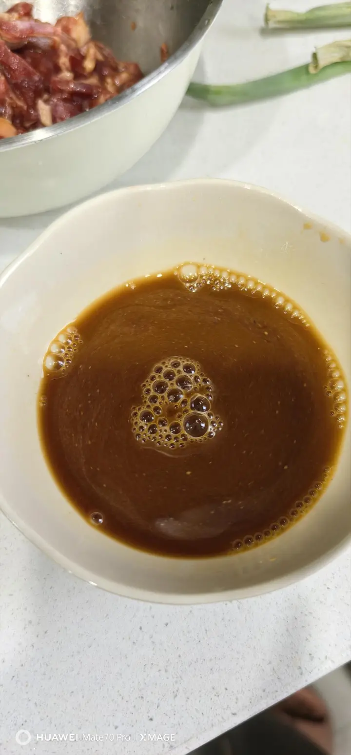 香菜炒牛肉 第 4 步