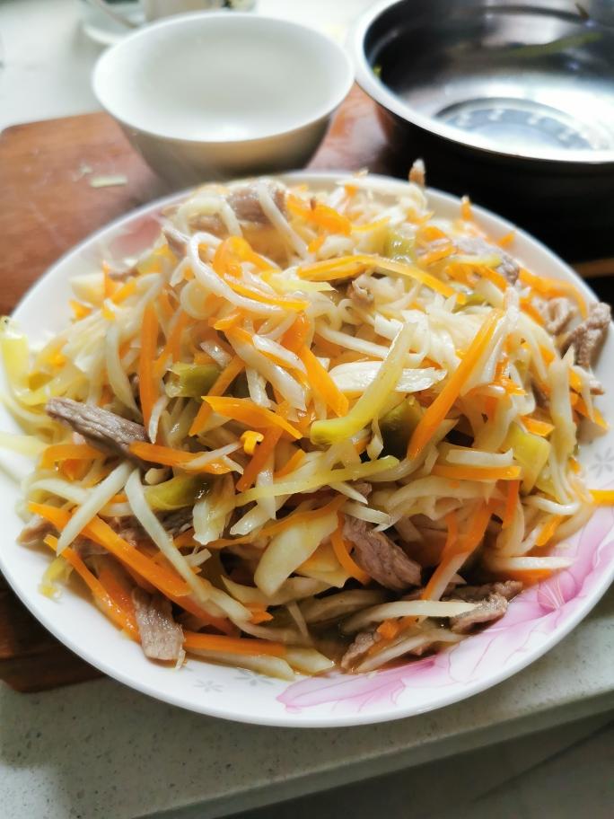 茭白肉丝小炒 第 11 步