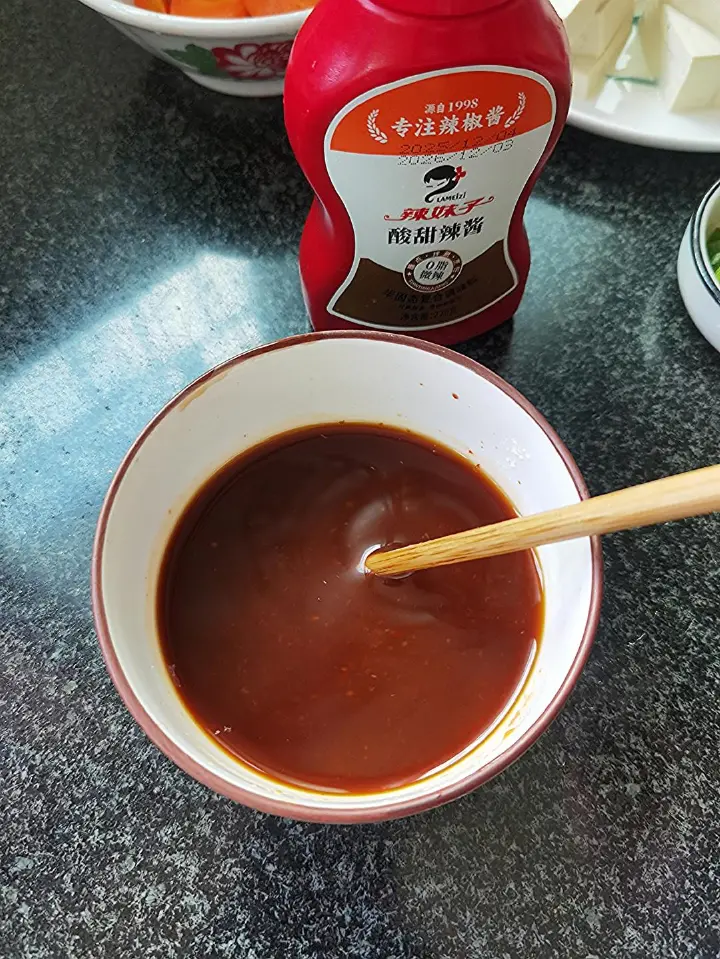 泰式甜辣煎豆腐 第 5 步