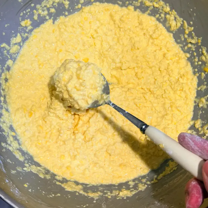 鲜玉米粑粑 第 5 步
