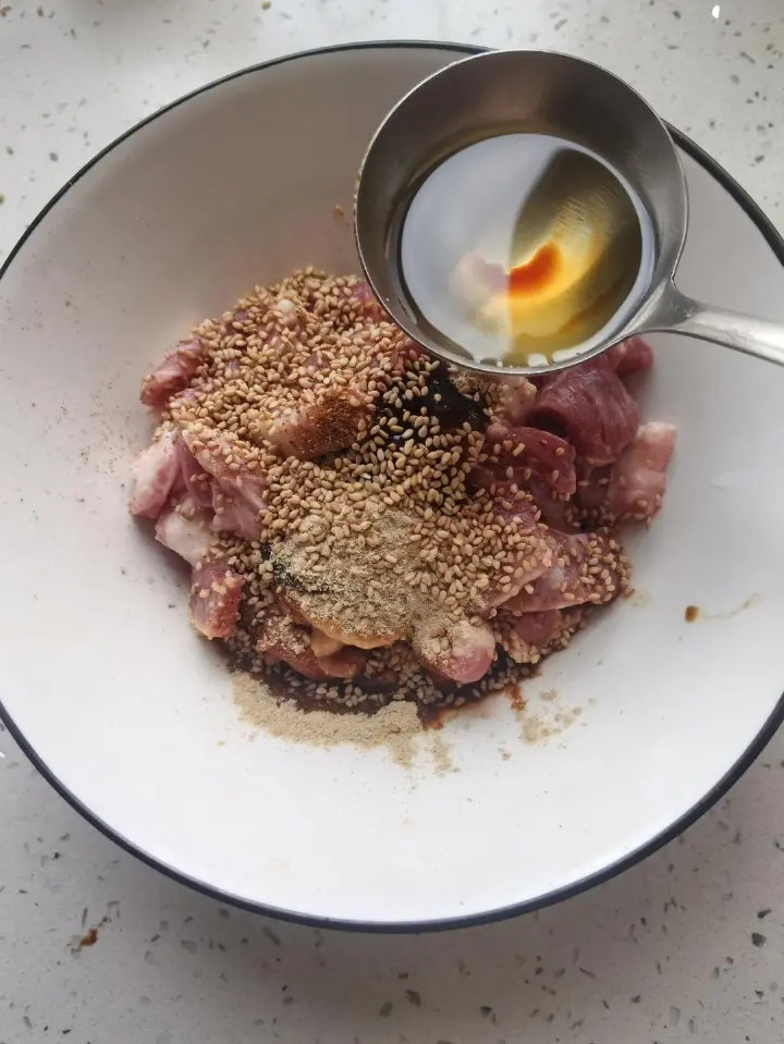 芝麻香烤梅花肉 第 11 步