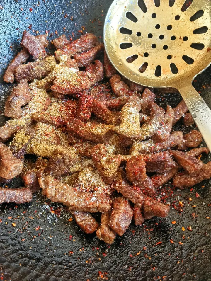 自制麻辣牛肉干 第 4 步