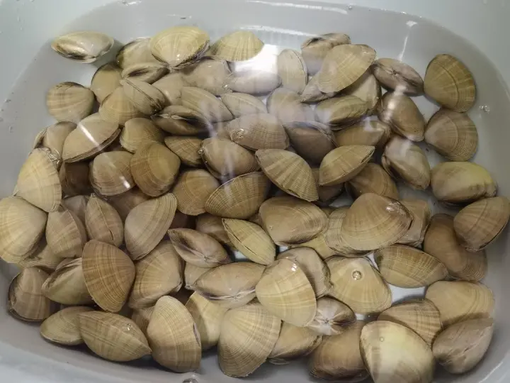 清水煮黄蚬子 第 1 步