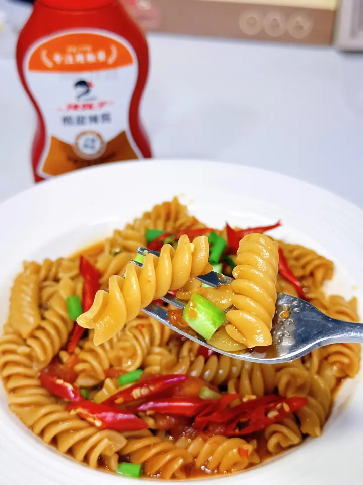 电饭锅香辣番茄意面 第 8 步
