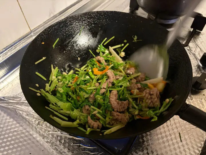 芹菜炒猪腰 第 15 步