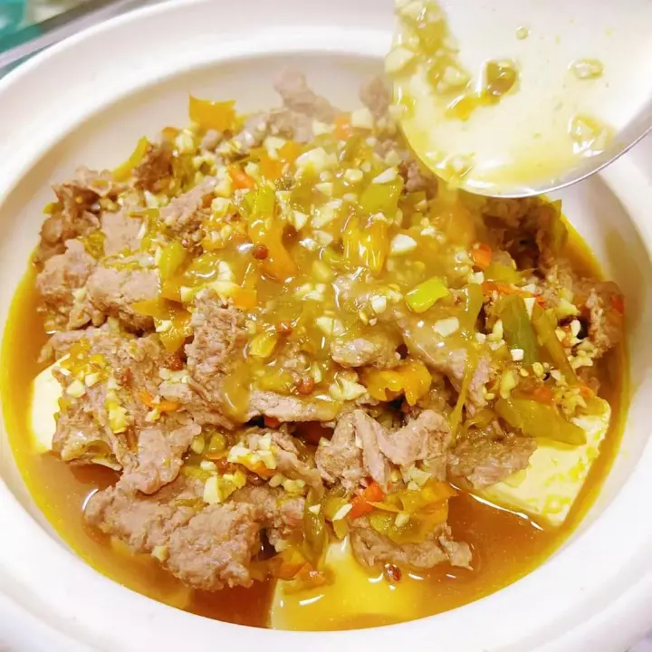 烧椒豆花牛肉 第 19 步
