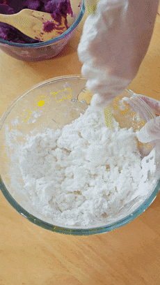 紫薯糯米饼 第 3 步