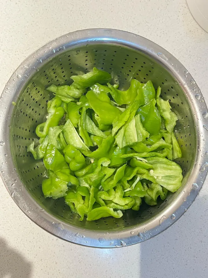 青椒炒肉 第 1 步