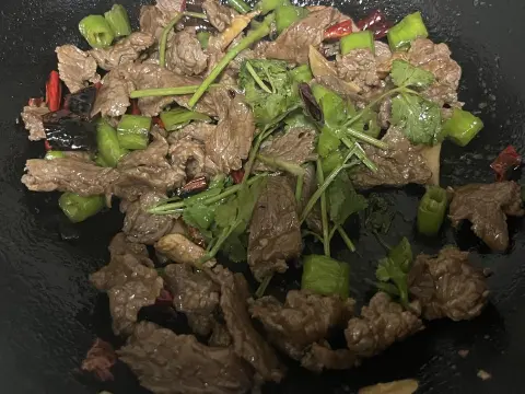 辣椒炒牛肉