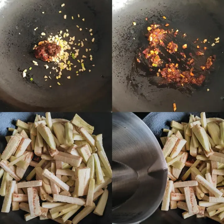 鱼香肉末茄子 第 4 步