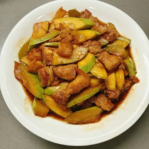 西葫芦炒肉