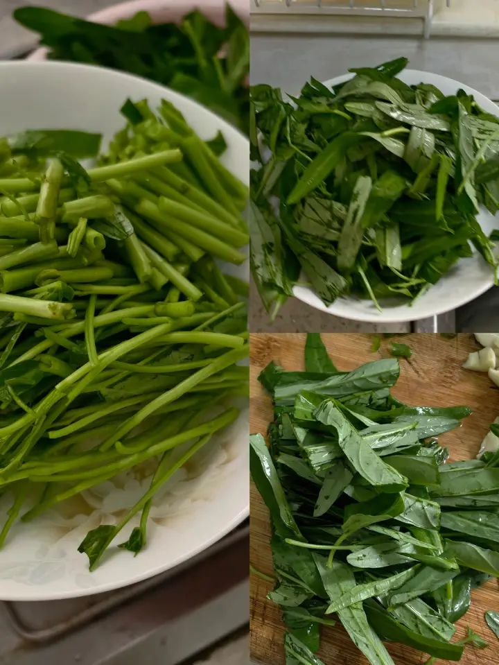 蒜蓉炒空心菜 第 3 步