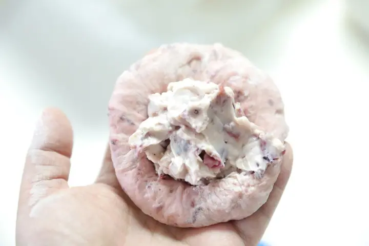 玫瑰乳酪花朵面包 第 14 步