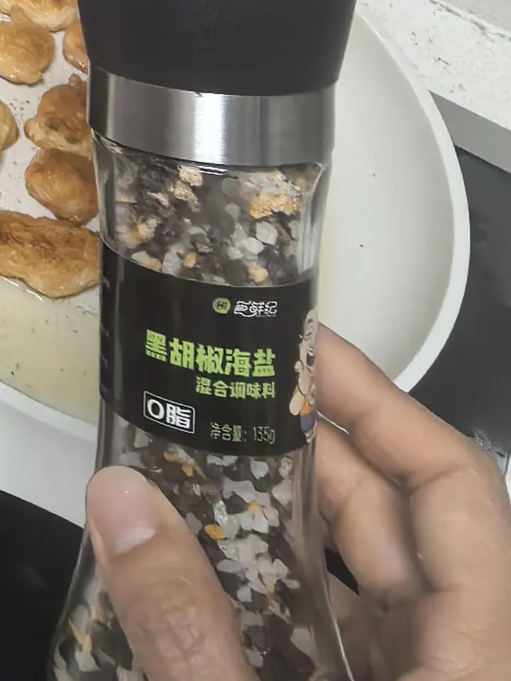 快手煎虾滑 第 4 步