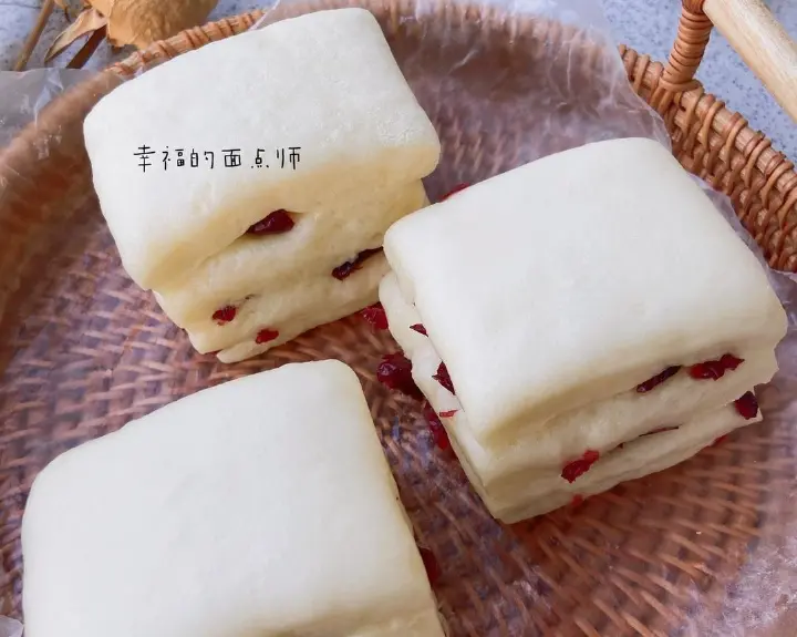 蔓越莓小方馒头 第 10 步