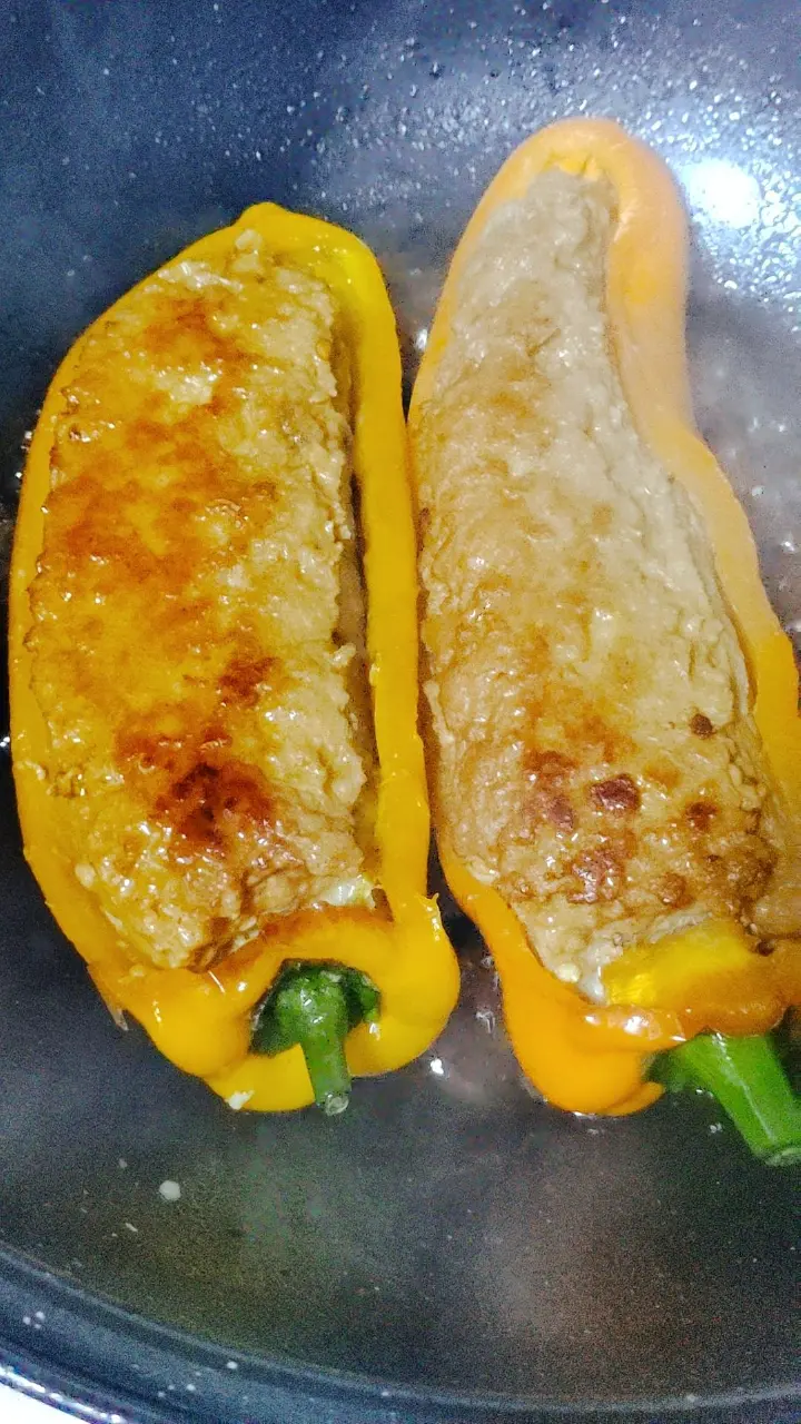 彩椒酿肉 第 10 步