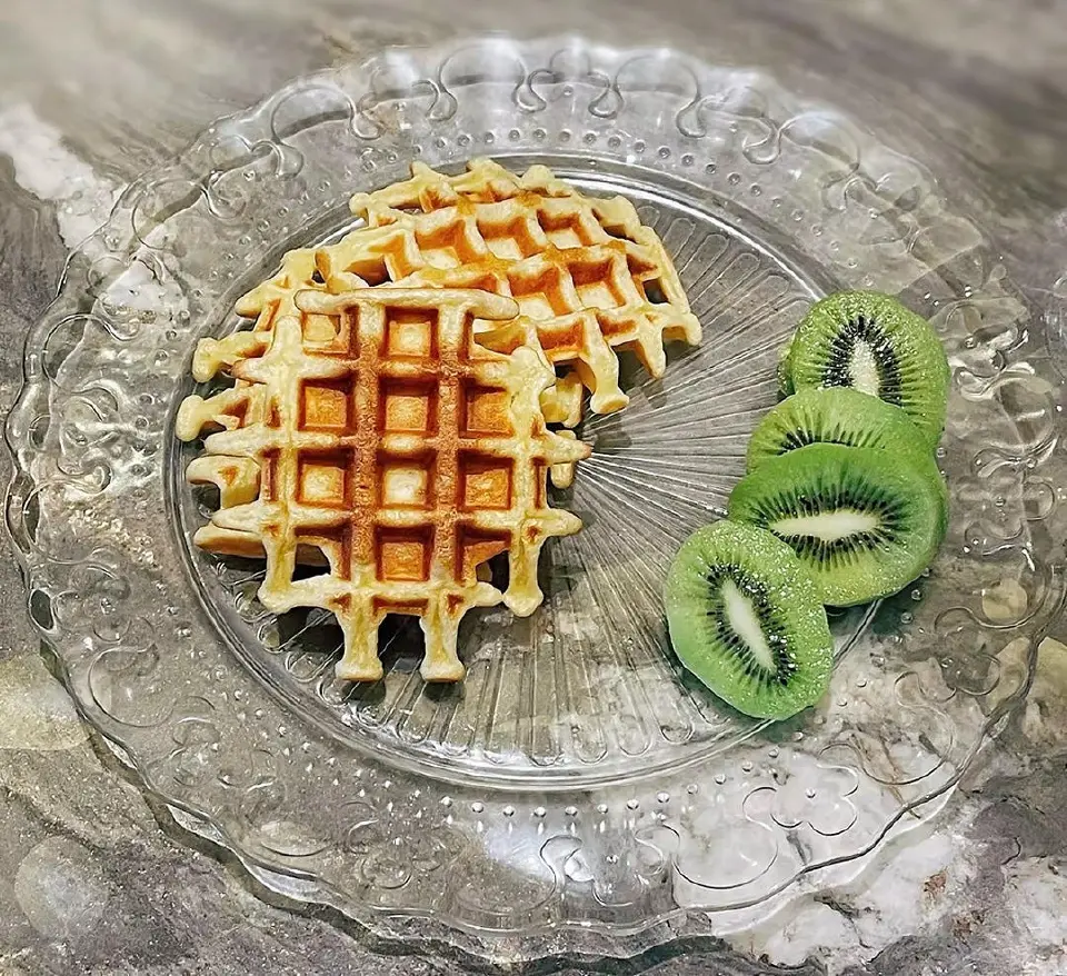 健康无添加华夫饼成品图