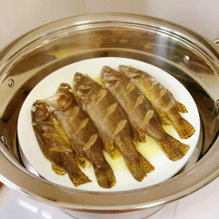 葱油清蒸虎斑鳜鱼 第 7 步