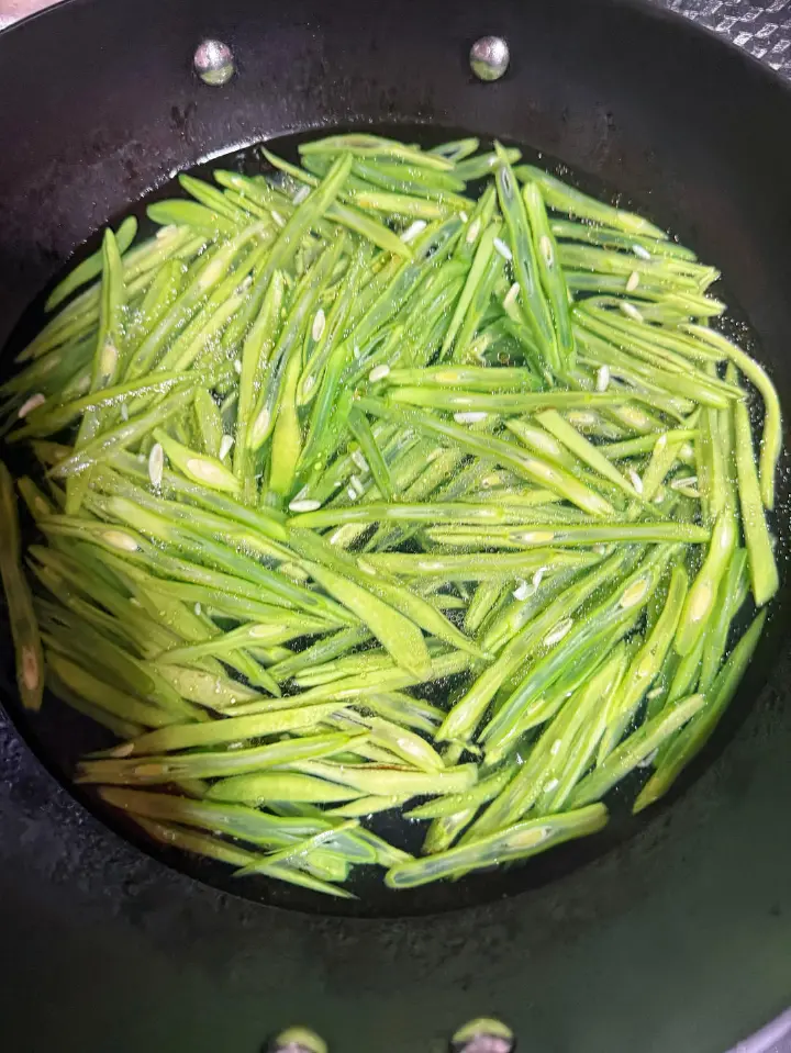 扁豆炒肉 第 3 步