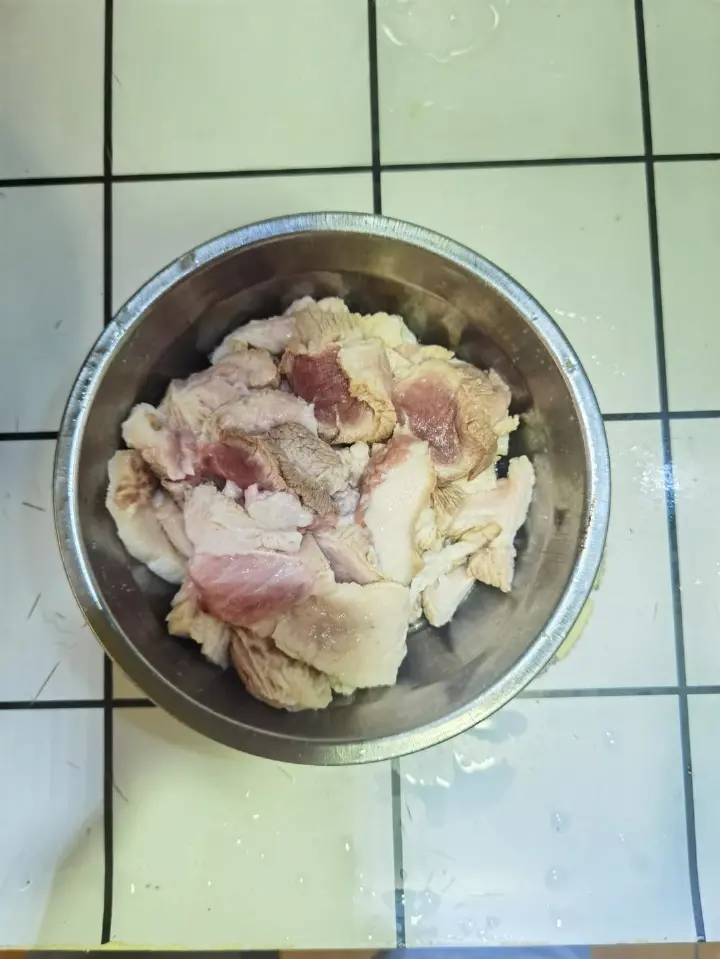 红烧茄子五花肉 第 2 步