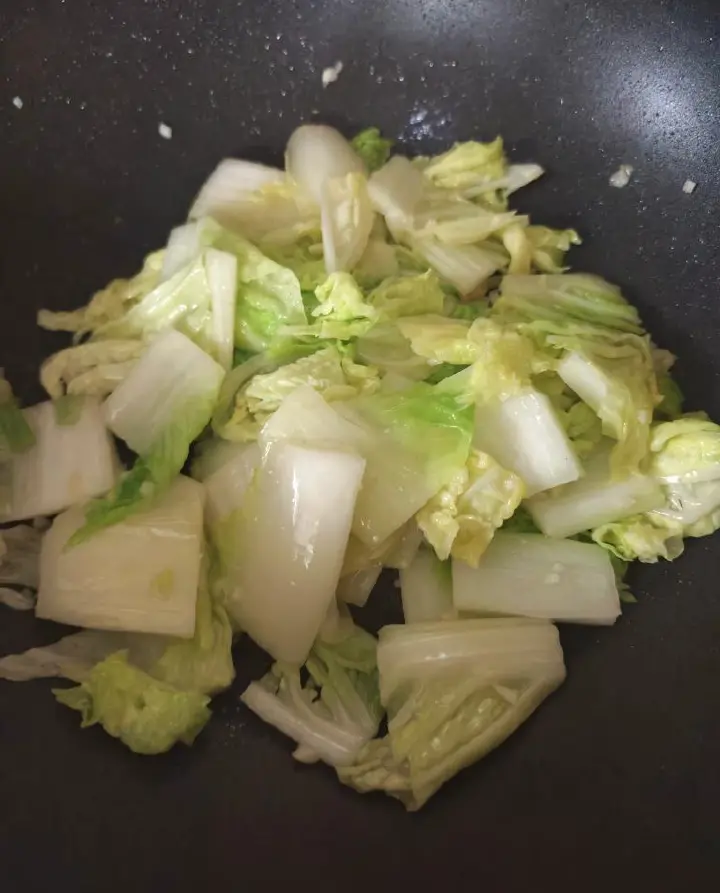 白菜炒木耳 第 5 步
