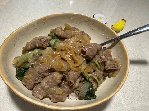日式肥牛饭