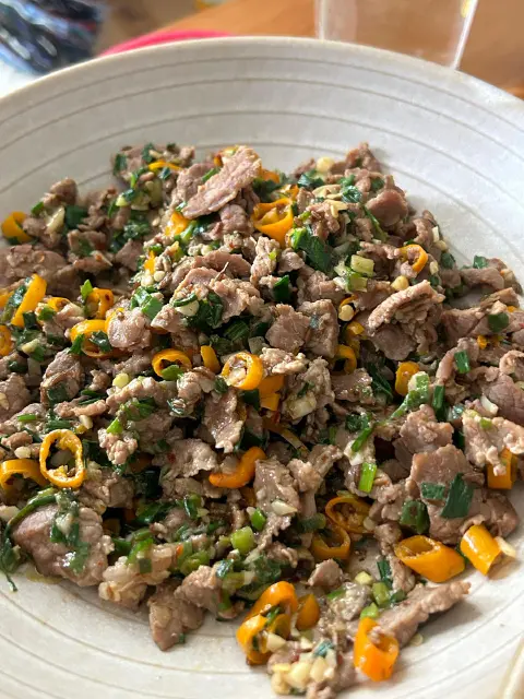 香葱牛肉