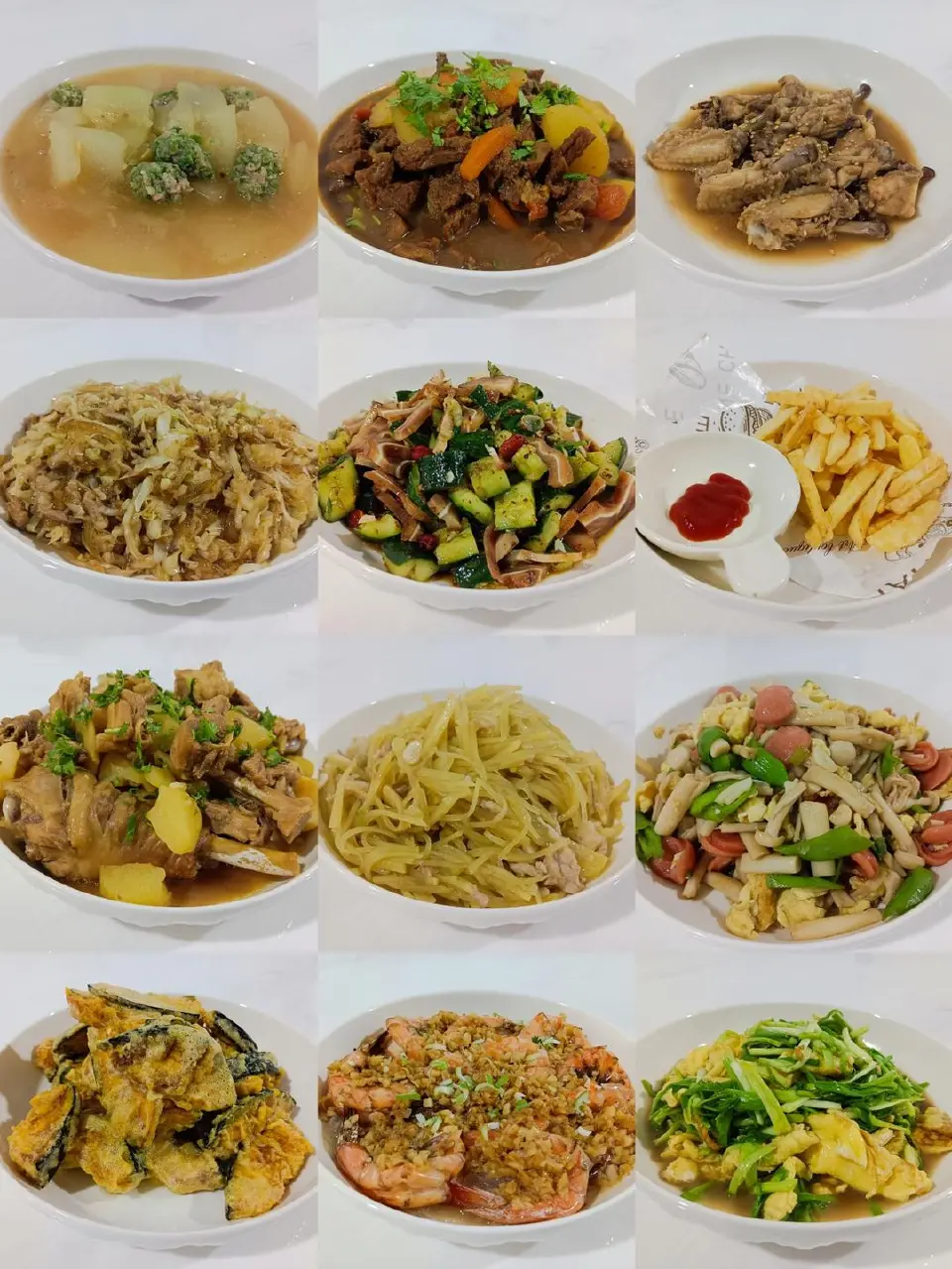 白玉菇炒鸡蛋成品图