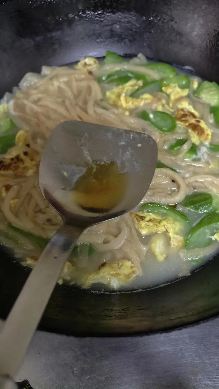 丝瓜茶馓蛋皮汤 第 13 步