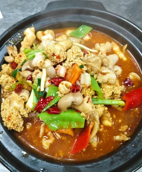 萝卜丝烧鱼杂