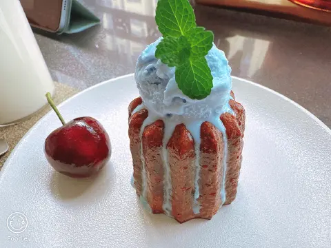 快手可露丽配冰淇淋