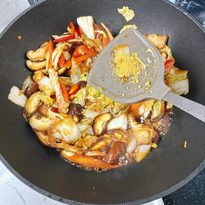 白菜炒香菇 第 23 步
