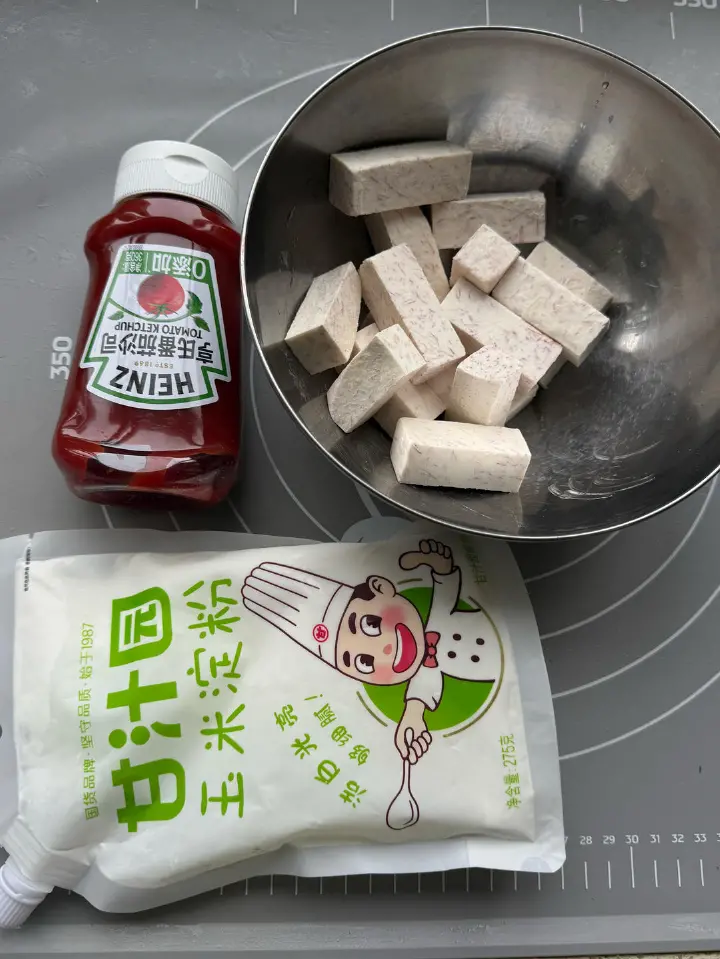 糖醋芋头条 第 1 步