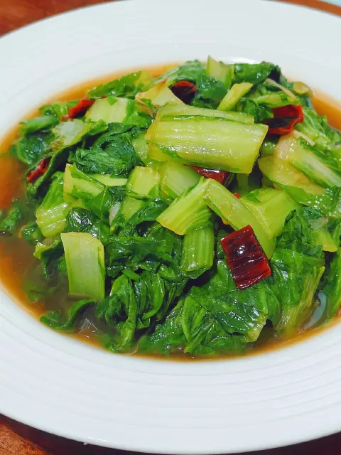 炝炒小白菜