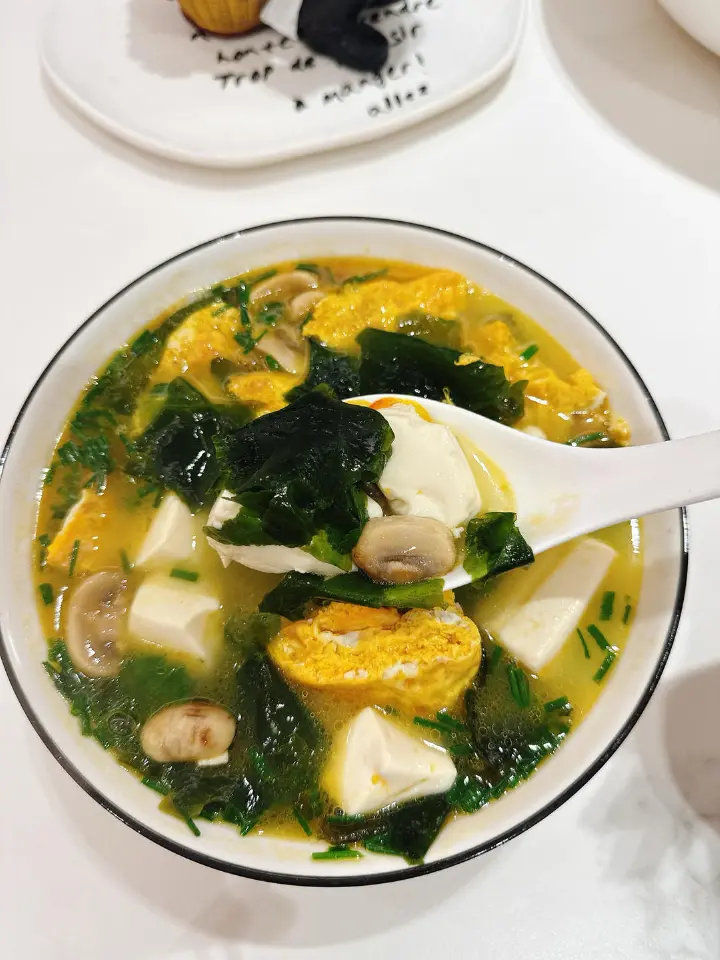 裙带菜豆腐蛋花汤 第 29 步