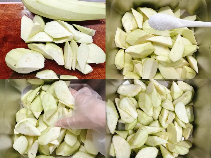西红柿烧茄子 第 2 步